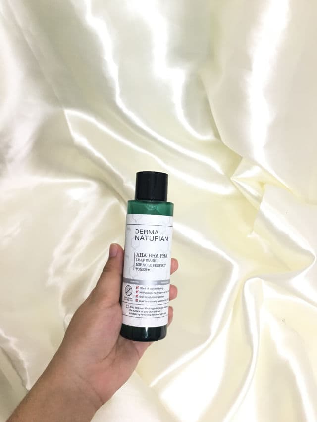 Derma Natufian AHA BHA PHA Leaf Wash Miracle Perfect Toner review photo by jamnesreen