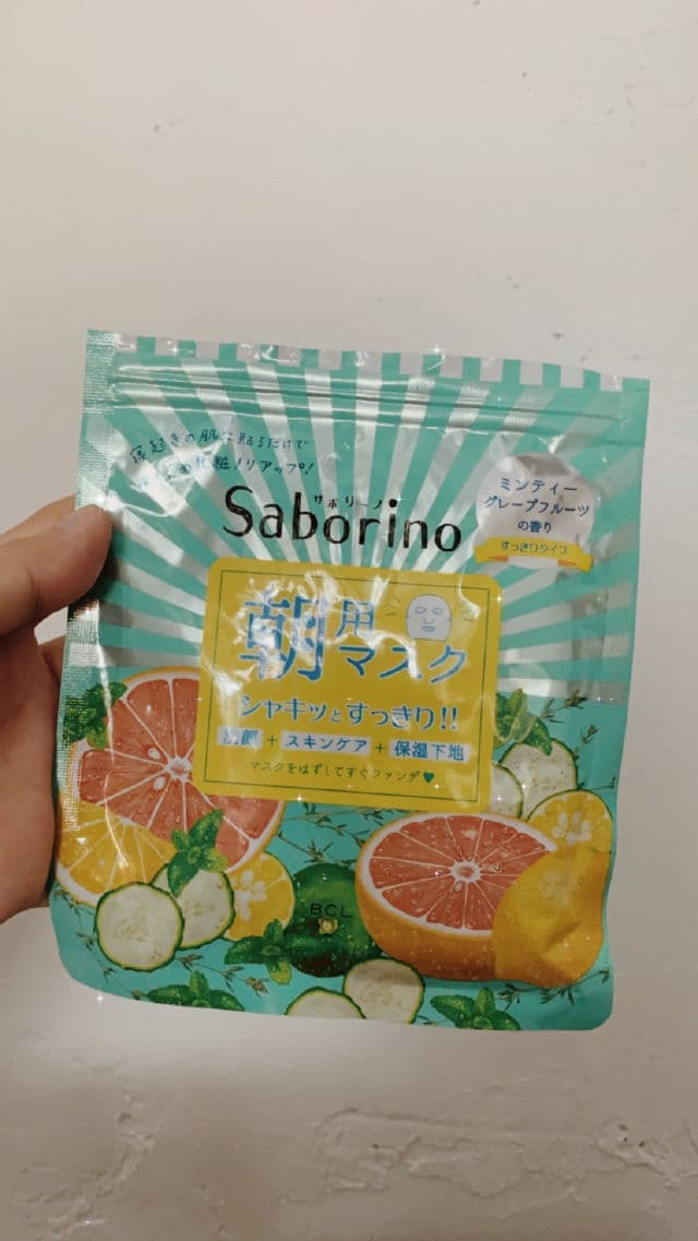 Saborino Morning Facial Sheet Mask - Grapefruit review photo by jamnesreen