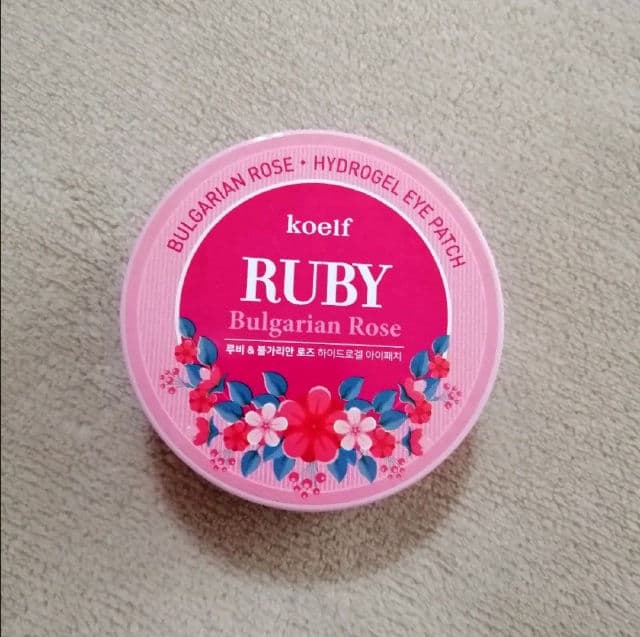 Koelf Ruby Bulgarian Rose Hydro Gel Eye Patch review photo by janethw