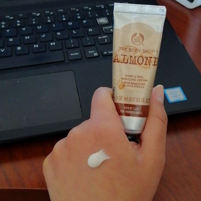 The Body Shop Almond Hand & Nail Cream review photo by janethw