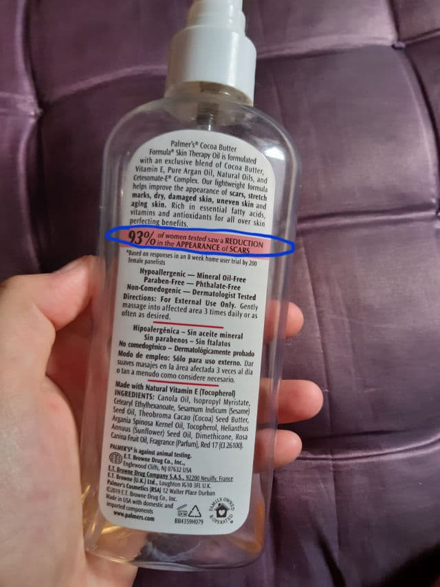 Palmer's Cocoa Butter Formula Skin Therapy Oil with Vitamin E review photo by lovebloomieskin