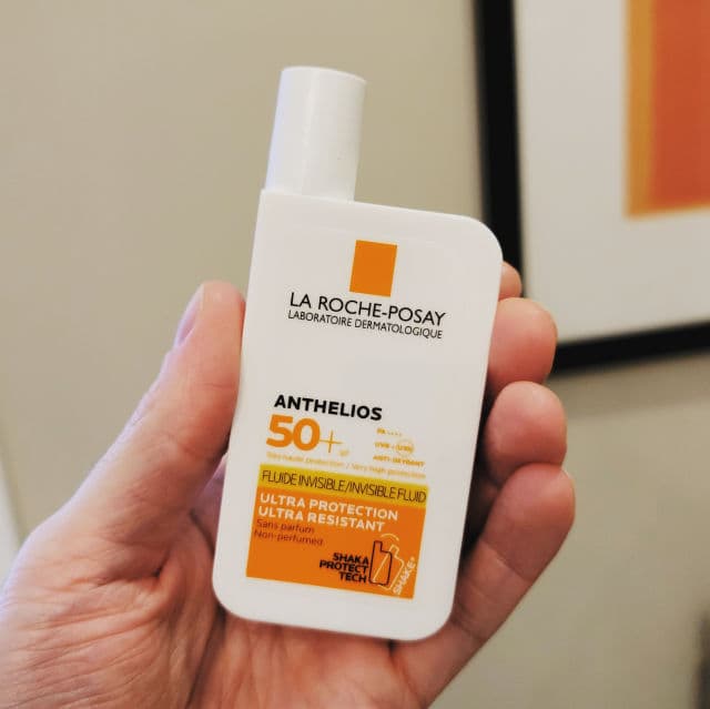 La Roche-Posay Anthelios Invisible Fluid Facial Sunscreen SPF 50+ review photo by jhvoorhies