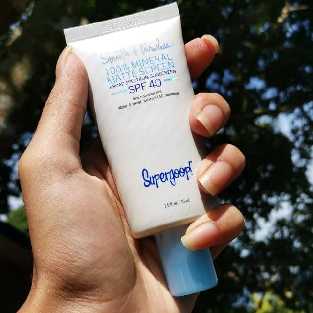 Supergoop! 100% Mineral Smooth and Poreless Matte Screen review photo by jinukariyawasam