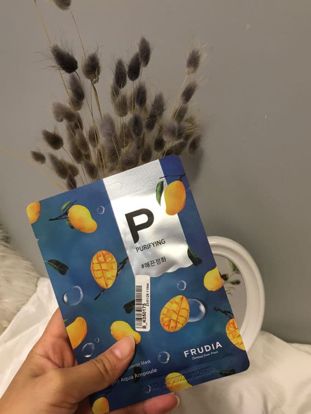 Frudia My Orchard Squeeze Mask Mango review photo by jsloveskincare