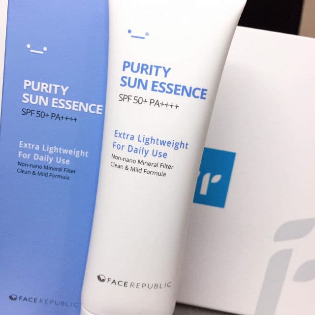 Face Republic Purity Sun Essence SPF50+ PA++++ review photo by julieanntrisha