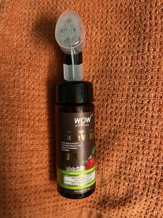 WOW Skin Science Apple Cider Vinegar Foaming Face Wash review photo by k8t