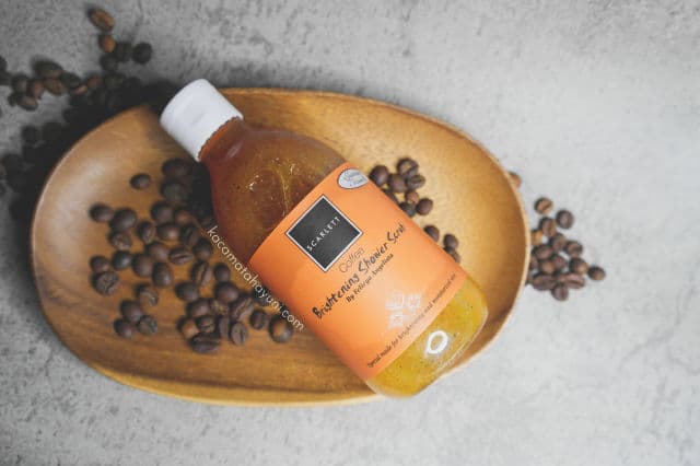 Scarlett Whitening Coffee Brightening Shower Scrub  review photo by kacamatahayuni