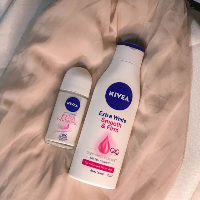 Nivea Extra White Smooth & Firm Body Lotion review photo by kamilla