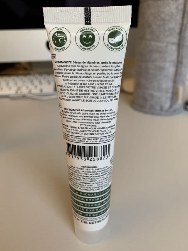 Mudmasky Aftermask Vitamin Serum review photo by karikubi