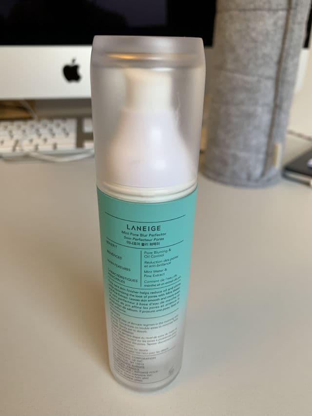 Laneige Mini Pore Blurring Tightener review photo by karikubi