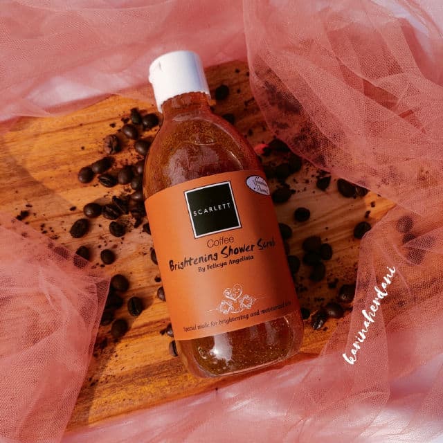 Scarlett Whitening Coffee Brightening Shower Scrub  review photo by karinaherdani