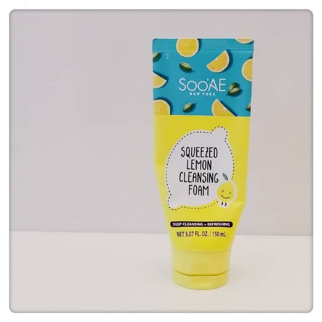 Soo'Ae Squeezed Lemon Cleansing Foam review photo by kawwee