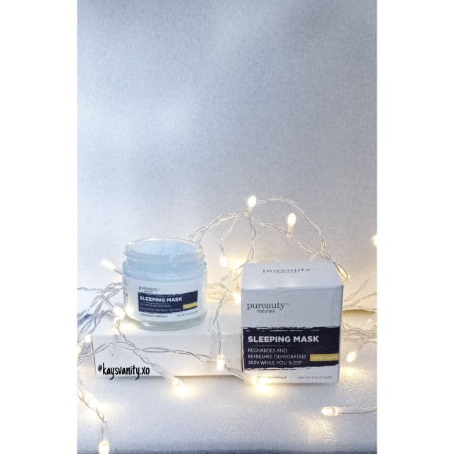Pureauty Naturals Sleeping Mask - Advanced Formula review photo by kaysvanity.xo