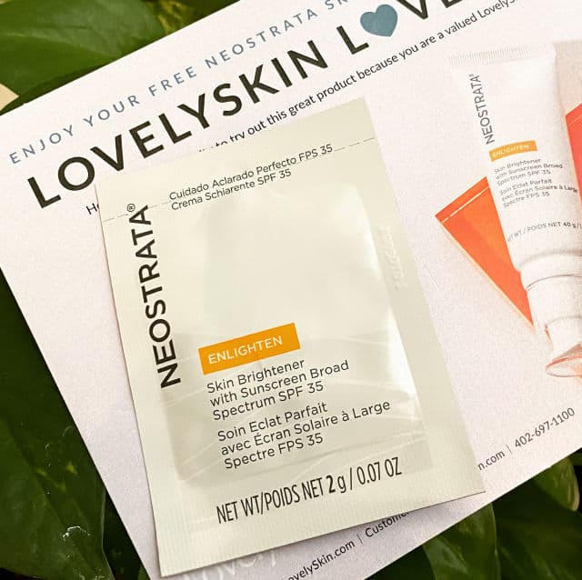 NeoStrata Enlighten Skin Brightener SPF 35 review photo by Chofulloflove
