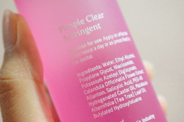 Flawless Pimple Clear Astringent review photo by kdd
