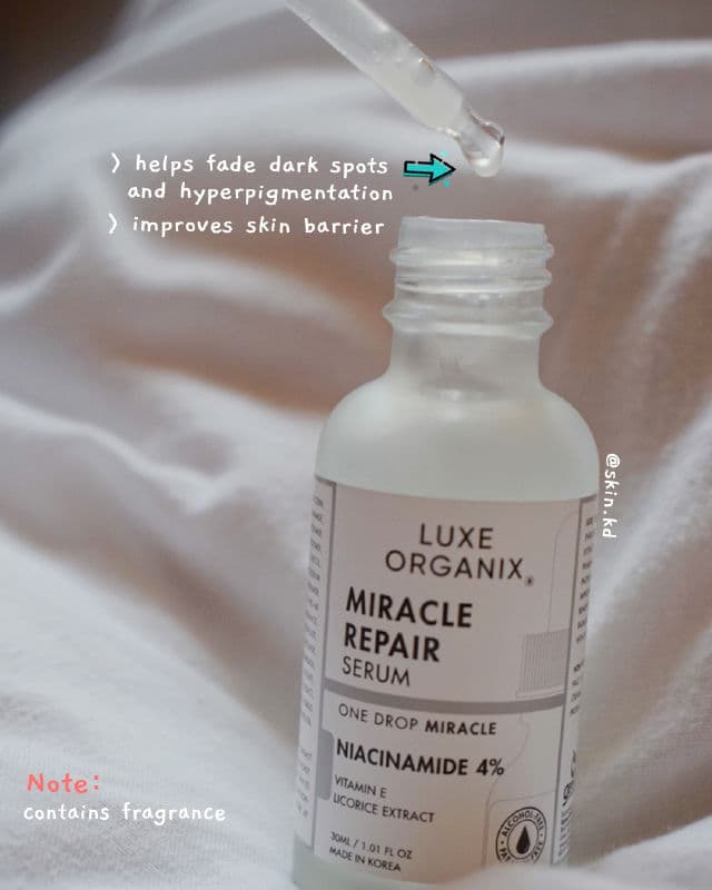 Luxe Organix Miracle Repair Serum Niacinamide 4% review photo by kdd