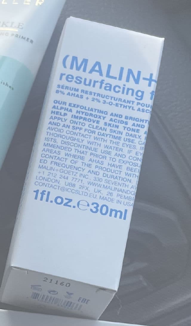 MALIN + GOETZ Resurfacing Face Serum review photo by kenziemoore