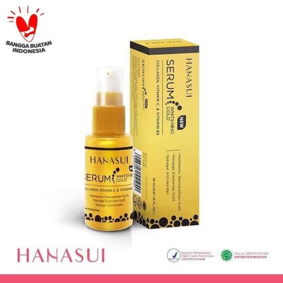 Hanasui Cosmetics Whitening Gold Serum review photo by kharismarahmawaty