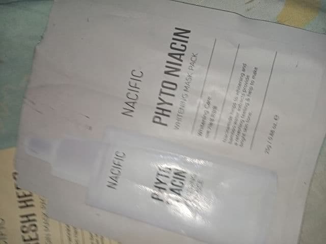 Nacific Phyto Niacin Whitening Mask Pack review photo by killaa