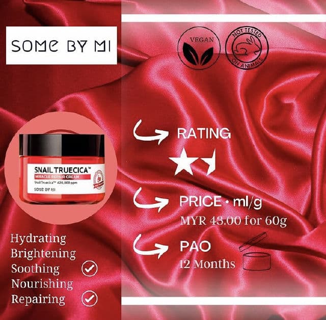 Some By Mi Snail Truecica Miracle Repair Cream review photo by kindfallenangel