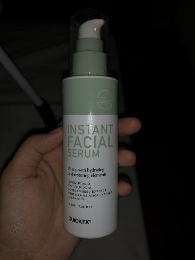 QUICK FX Clean Collection Instant Facial Serum review photo by kortneenna