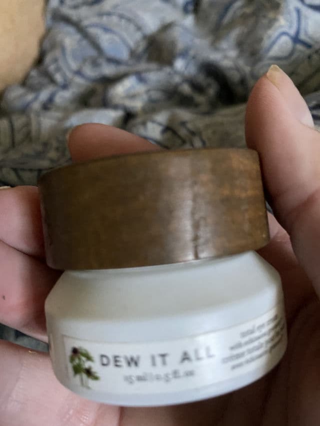 Farmacy Dew It All Total Eye Cream with Echinacea GreenEnvy™ review photo by Theskincarebartender
