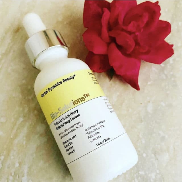 Herbal Dynamics Beauty Bio-Solutions™ Retinoid & Goji Berry Retexturizing Serum review photo by Theskincarebartender