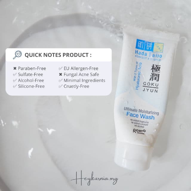 Hada Labo HADA LABO Goku-jyun Face Wash review photo by kurniaashari
