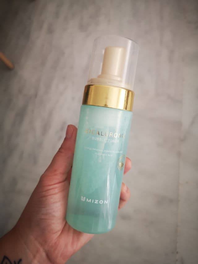 Mizon Cicaluronic Bubble Toner  review photo by lanubedejuanilp