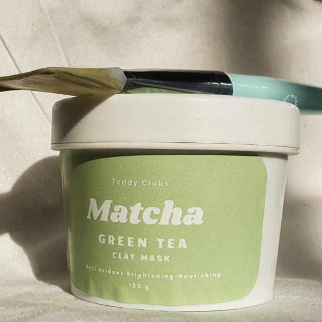 Teddy Clubs Matcha Green Tea Wash Off Clay Mask review photo by lauralionels