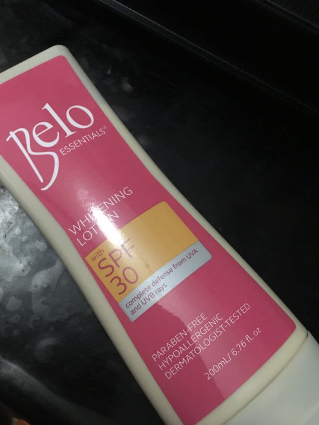 Belo Essentials Whitening Lotion SPF30 review photo by leisy