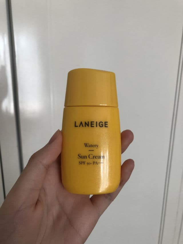 Laneige Watery Sun Cream SPF50+ PA++++ review photo by bimbimbapzz