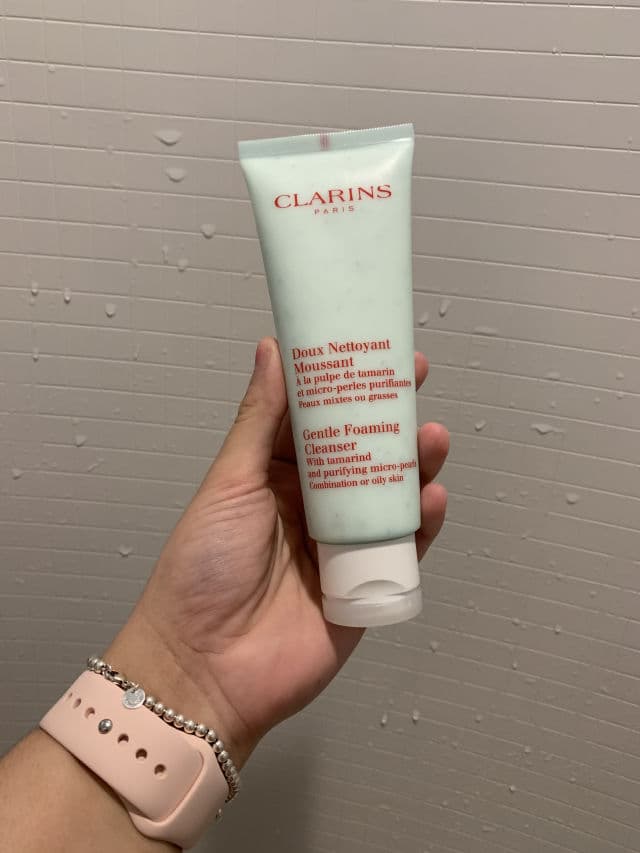 Clarins Gentle Foaming Cleanser with Tamarind review photo by leticiasoares07