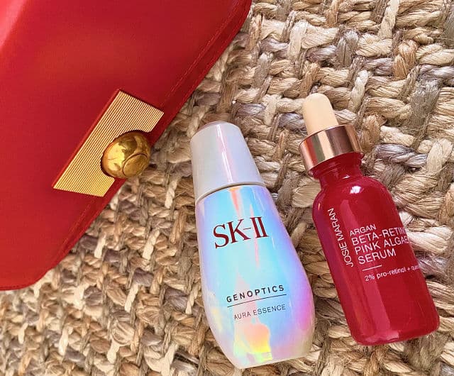 Josie Maran Cosmetics Argan Beta-Retinoid Pink Algae Serum review photo by lifeofskincare