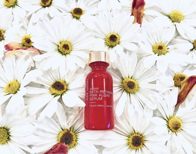 Josie Maran Cosmetics Argan Beta-Retinoid Pink Algae Serum review photo by lifeofskincare
