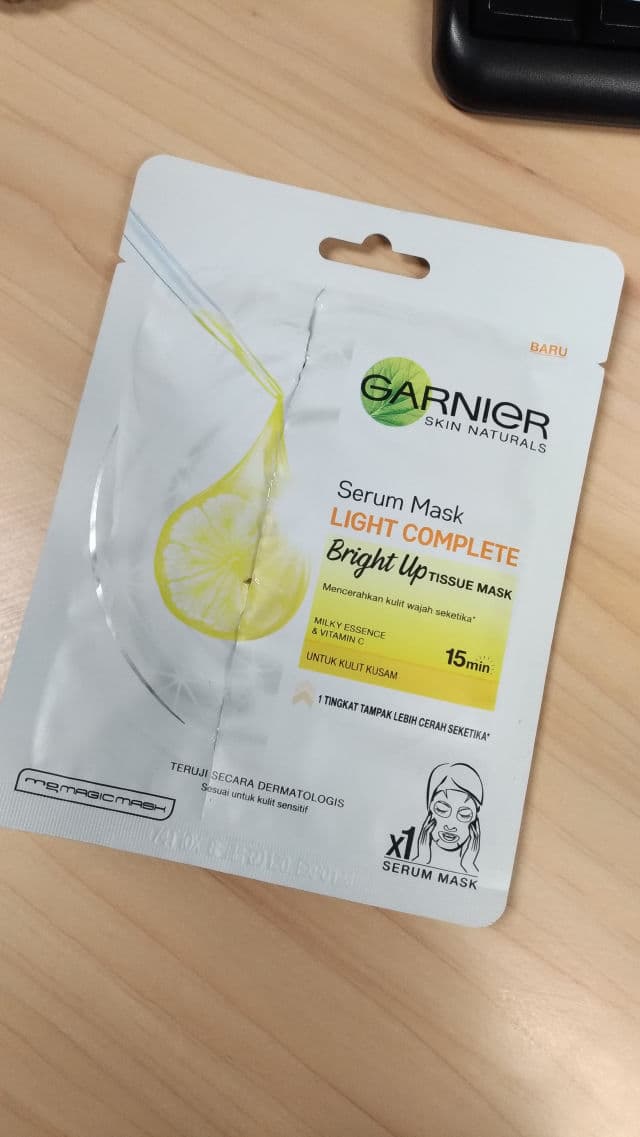 Garnier Bright Up Face Mask review photo by linglee
