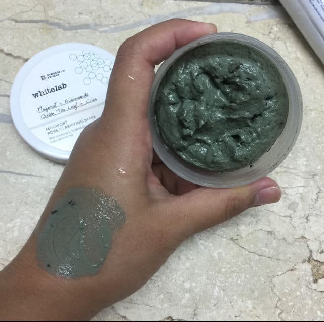 whitelab Mugwort Pore Clarifying Mask review photo by lismagiovani