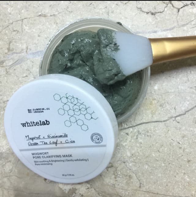 whitelab Mugwort Pore Clarifying Mask review photo by lismagiovani