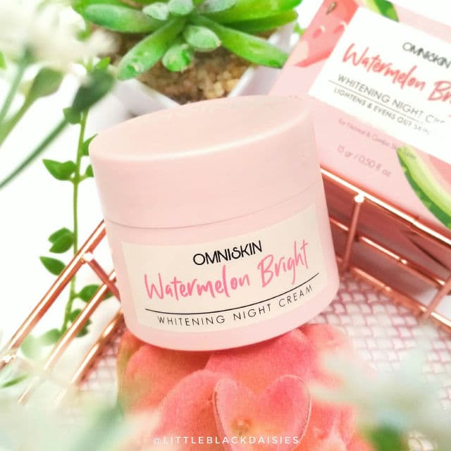 OMNISKIN Watermelon Bright – Whitening Night Cream review photo by littleblackdaisies