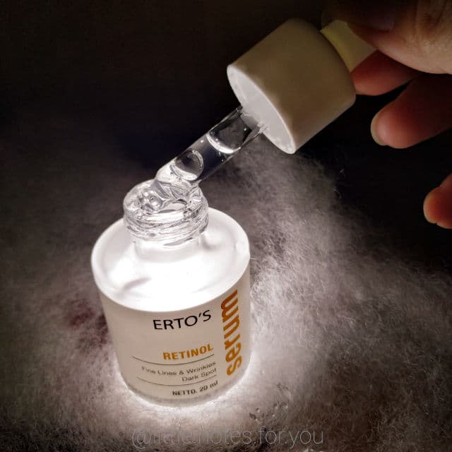 ERTO'S Retinol Serum review photo by littlenotesforyou