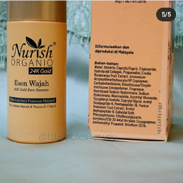 Nurish Organiq 24K Face Essence review photo by littlenotesforyou
