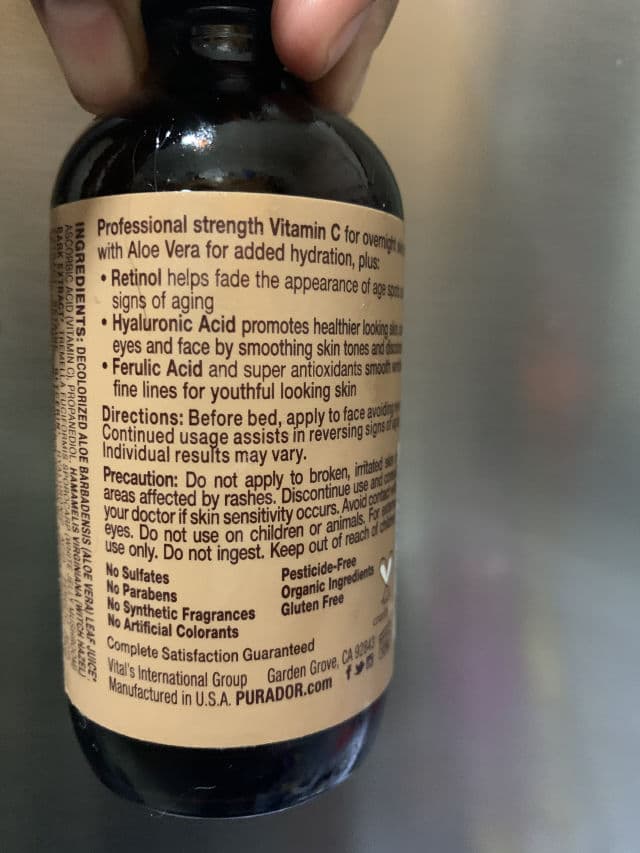 Pura D'or 20% Vitamin C review photo by lolita25