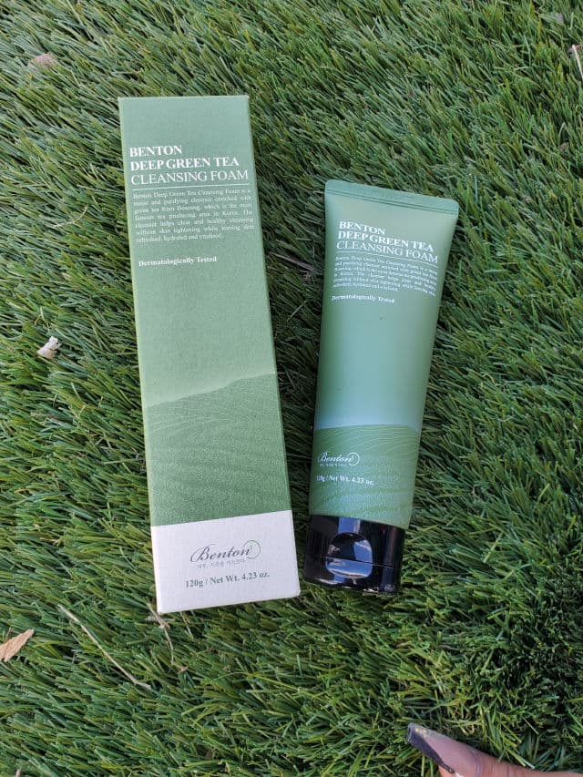 BENTON Deep Green Tea Cleansing Foam review photo by lovebugz0410