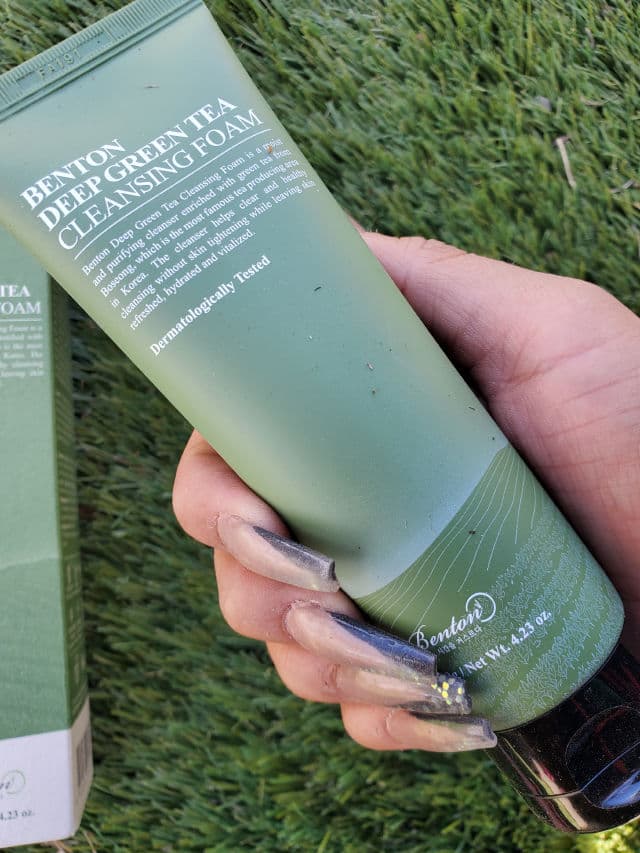 BENTON Deep Green Tea Cleansing Foam review photo by lovebugz0410