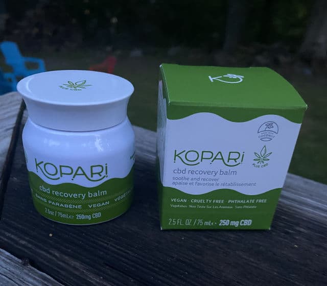 Kopari CBD Recovery Balm review photo by lovelypanic