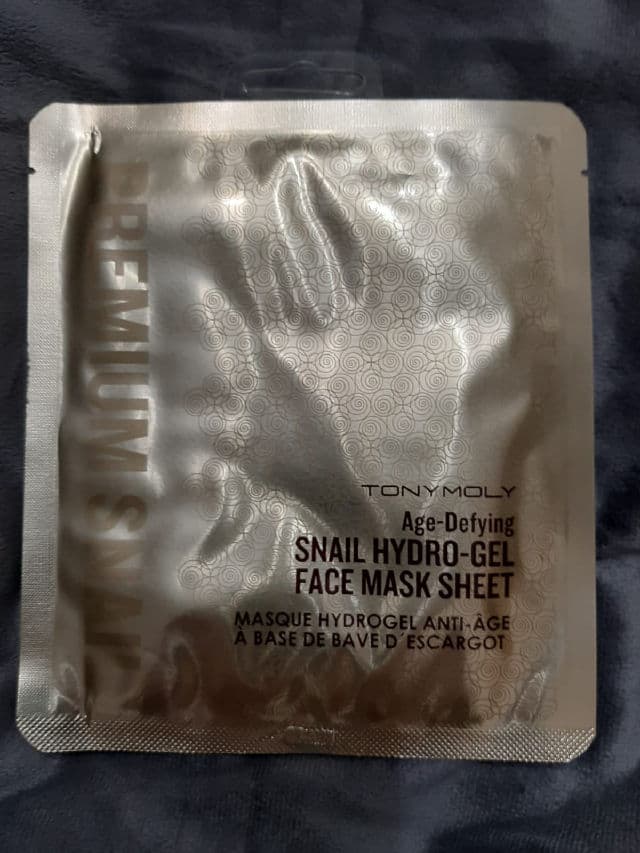 TONYMOLY Premium Snail Age-Defying Snail Hydro-Gel Face Mask review photo by ludy