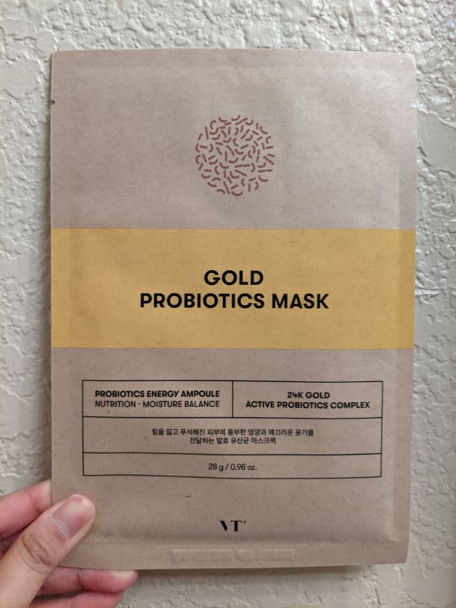 VT COSMETICS Gold Probiotics Mask review photo by lusitania