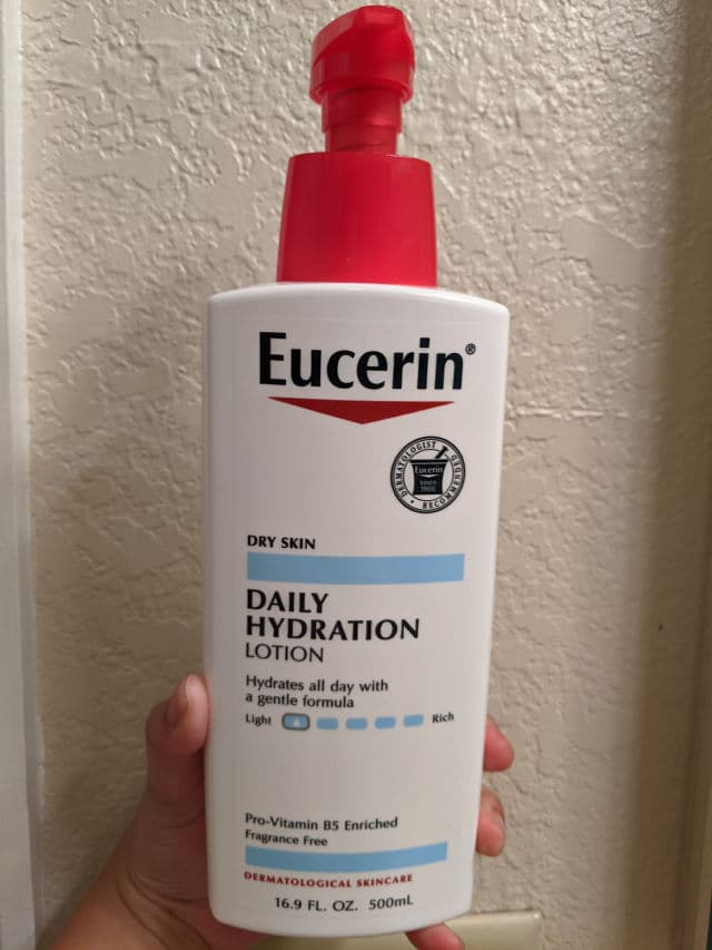 Eucerin Daily Hydration Lotion - Fragrance Free review photo by lusitania