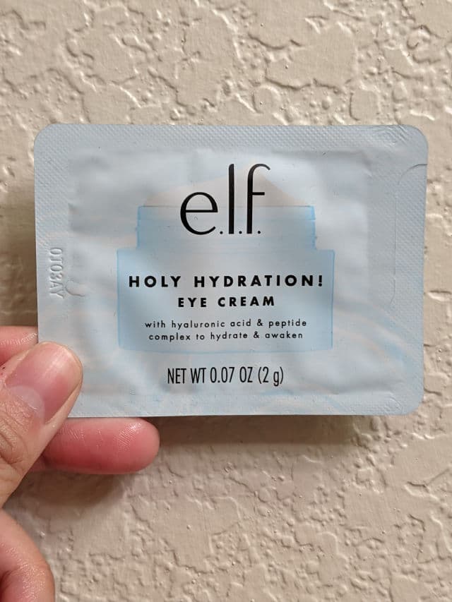 ELF Holy Hydration! Eye Cream review photo by lusitania