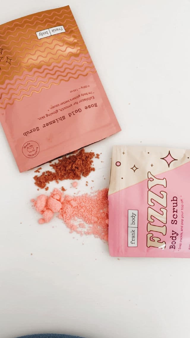 Frank Body Rose Gold Shimmer Scrub review photo by maddieinlondon11